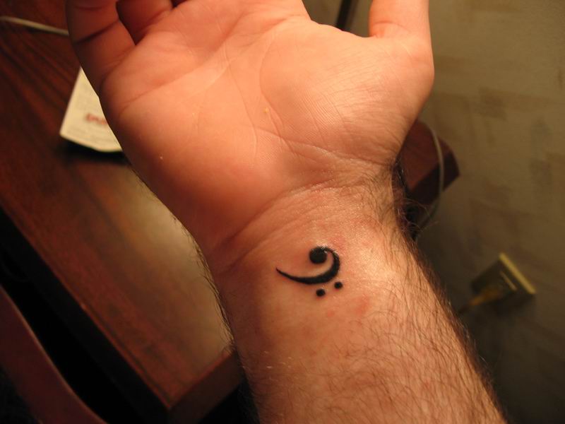 cool wrist tattoo for men and
