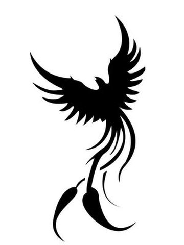 Cool Tribal Phoenix Tattoo Designs free Also a phoenix bird of fire tattoo