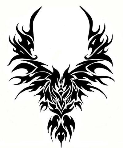 Phoenix Tattoo Designs on Tribal Phoenix Tattoo Designs Pictures