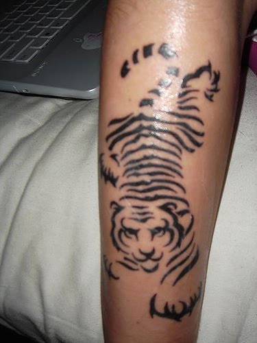 tribal tiger tattoos 