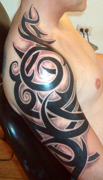 Tribal Arm Tattoos for Men and Women 
