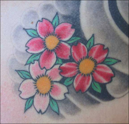 Cherry Blossoms Tattoo Designs