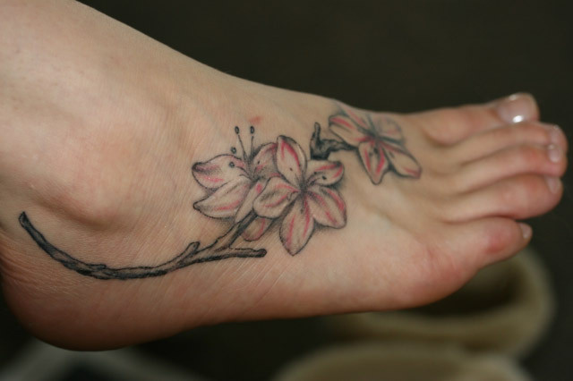 Colorful Arm - Hibiscus Tattoo