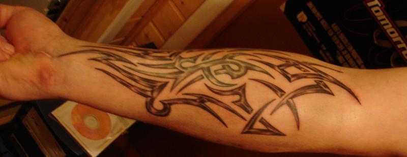 Arm Tribal Tattoos for Men