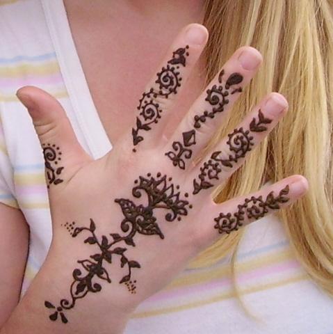 Pakistani Latest Henna Tattoo Designs for Girls